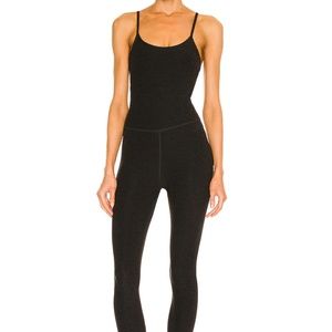 Beyond Yoga Spacedye Upleve Midi Jumpsuit - NWT, Color: Darkest Night, Size XS